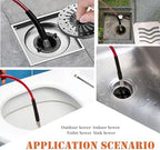 50FT Sewer Jetter Kit for Pressure Washer, 5800PSI Drain Cleaner Hose - Image 5