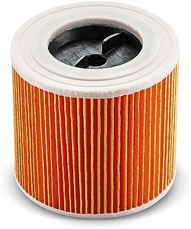 Karcher Cartridge Filter for Karcher Wet Dry Vacuum Cleaners - Compatible with WD 1 Compact, WD 2-18 and WD 3 by Unknown