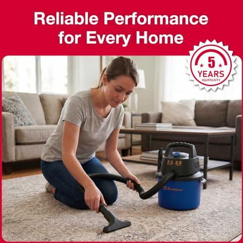 Koblenz WD-2.5L Wet Dry Vacuum Cleaner, Accessories Included, 2.5 PHP - Image 4