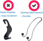 SAVORI Auto Hooks Bling Car Hangers Organizer Seat Headrest Hooks Strong and Durable Backseat Hanger Storage Universal for SUV Truck Vehicle 2 Pack (Black) - Image 4