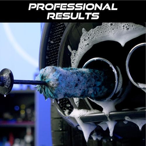 VIKING Wheel Barrel Brush for Deep Wheel Cleaning, Slim and Regular, 2 Pack - Image 5