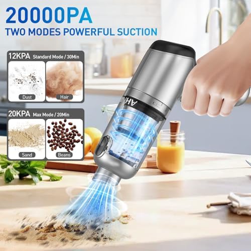 AHNR 20000PA Handheld Car Vacuum Portable Cordless with Brushless Motor - Image 2