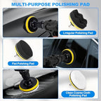 THINKWORK Car Detailing Kit with Multi-Size Drill Brushs & Extension Pole - Image 4