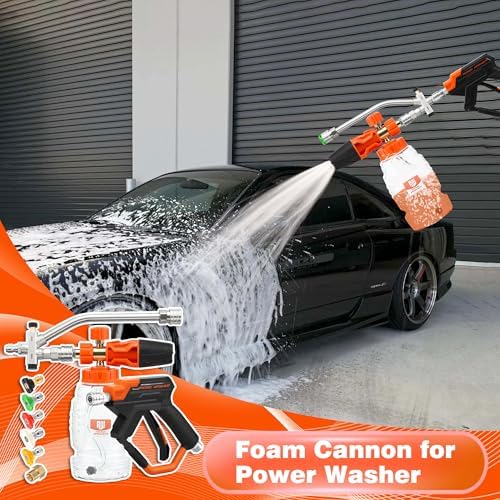 RIDGE WASHER Pressure Washer Gun Foam Cannon, Dual Connector Accessory - Image 2