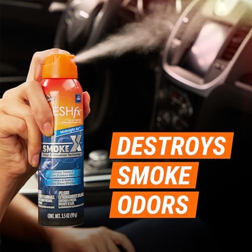 Armor All Fresh FX Smoke X Car Odor Eliminator Spray, Car Air Freshener Spray, Midnight Air Scent, 3.5 Oz (Pack of 2) - Image 2