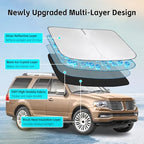 Windshield Sun Shade for Lincoln Navigator 2007-2026 Sunshade - Image 3