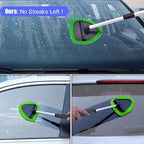 desin Windshield Cleaning Tool, Car Window Cleaner Windshield Cleaner with 4 Reusable and Washable Microfiber Pads and Extendable Handle Auto Inside Glass Wiper - Image 5