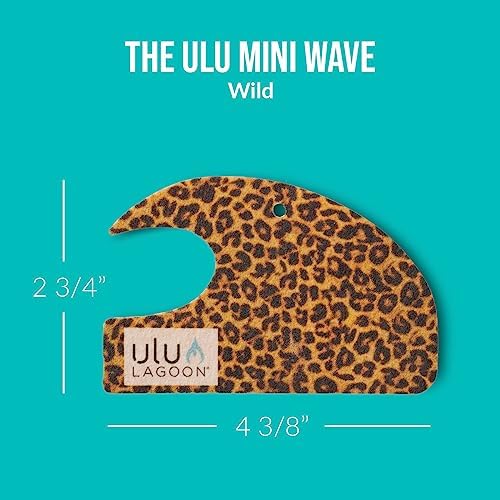 ulu Lagoon Hanging Car Air Freshener | Tropical Beach Coconut Surf Wax Scent Mini Wave | Long Lasting Car Freshener, Closet and Beyond | Made In USA | 3 Pack (Wild) - Image 4
