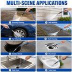 100 FT Sewer Jetter Kit for Pressure Washer, 5800PSI Drain Cleaner Hose - Image 2