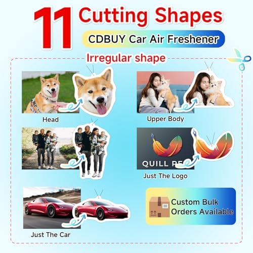 Bulk Custom Car Air Fresheners with Logo or QR Code - Image 6