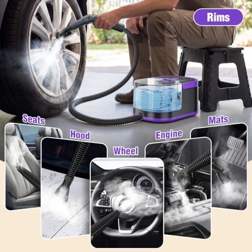 Steam Cleaner, 15s Fast Heat-Up Handheld Steam Cleaner for Home & Car - Image 6