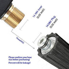 Sooprinse High Pressure Washer Gun,3000 PSI Max with 5 Color Quick Connect Nozzles M22-14 Hose Connector 3.0 TIP - Image 3