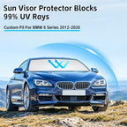 Windshield Sun Shade for BMW 6 Series 2012-2026 Sunshade - Image 2