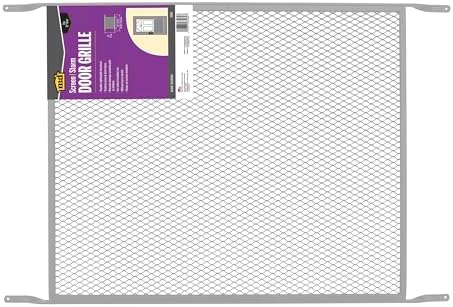 M-D Building Screen Storm Door Grille, Silver, 20in x 32in Trim Fit | Indoor/Outdoor Use, Rust-Resistant Finish, Screws Included, Protects Screen Panel, Hacksaw Cuttable - Image 3