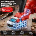 Cordless Handheld Vacuum Cleaner Compatible with Milwaukee 18V Battery - Image 2