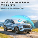 Windshield Sun Shade for Kia Telluride 2020-2026 Sunshade - Image 2