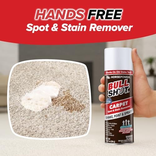 Bull Shot Carpet Spot & Stain Remover, AS SEEN ON TV, Made In USA, Just Point & Spray, Stain-Lifting Foam-Action, Pet Stains & Odors, Coffee, Soda, Wine, Stains, 2 Pack - Image 2