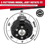 MeteorBlast 6 in 1 Quick Change over Adjustable Pressure Washer Nozzle Tips - Image 2
