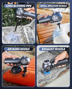 Saker Car Vacuum Portable 6-in-1 Cordless Vacuums, 20000PA SW102 Blue Gray - Image 6