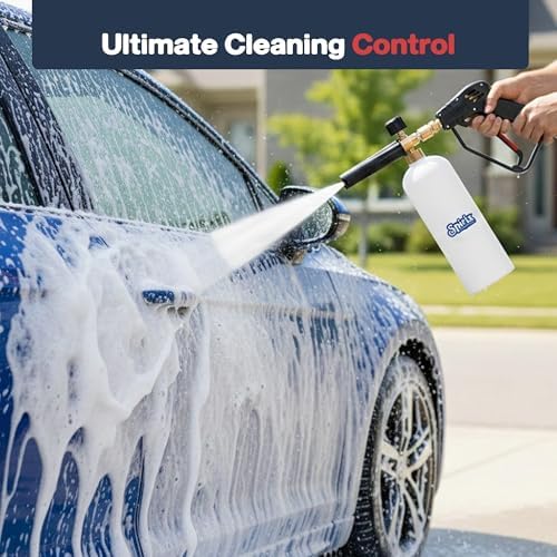 Short Pressure Washer Gun with Foam Cannon Kit - 1/4" Quick Connector - Image 3