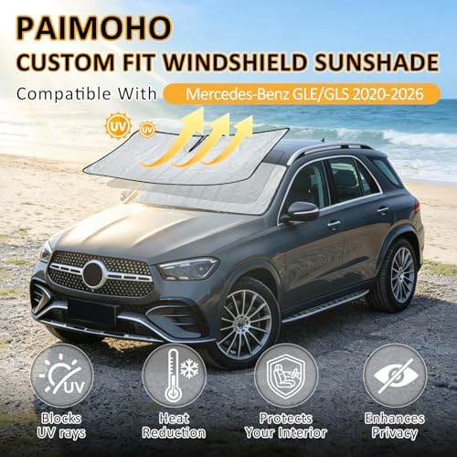 Thickened Sun Shade for Mercedes-Benz GLE/GLS SUV 2020-2026 - Image 3
