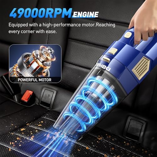 Handheld Vacuum Cordless Rechargeable, Hand Held Car Vacuum Cleaner - Image 4