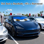 Tesla Model 3/Y Windshield Sun Shade, Monster Blue - Image 7