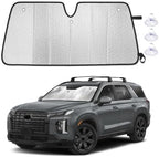 EcoNour Foldable Sun Shade Fit for Hyundai Palisade 2020-2024 2025 2026 by EcoNour