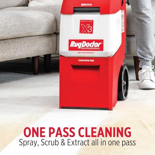 Rug Doctor Mighty Pro X3 Commercial Carpet Cleaner with Oxy Cleaner Pack - Image 3