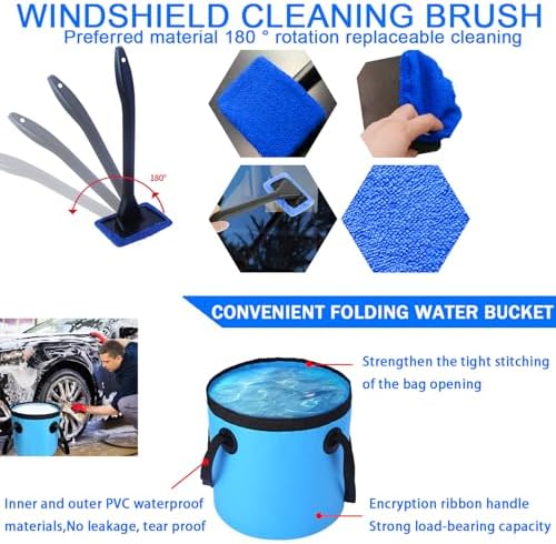 Car Wash Detailing Kit, Car Washing Kit with Foam Gun, Car Wash Brush - Image 6