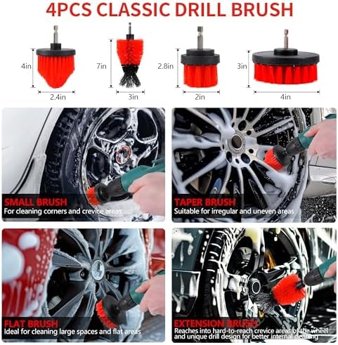 35Pcs Car Detailing Kit, Car Cleaning Kit and Detailing Brush Set - Image 2