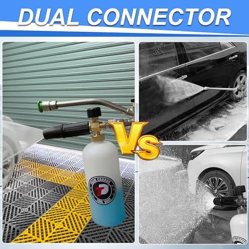 Tool Daily Foam Cannon with Dual Connector Accessory, 1/4" Quick Connect - Image 3