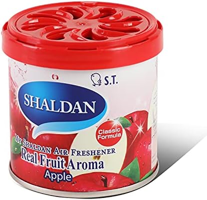 Auto Dynasty My Shaldan Japanese Room/Car Limonene Gel Natural Air Freshener Cans, Apple Scent, 80g by AutoDynasty