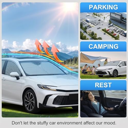 Custom Fit Windshield Sun Shade for Toyota Camry 2025-2026 - Image 6