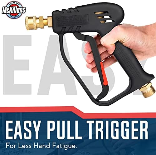 McKillans® Pressure Washer Gun Replacement M22 Inlet with Extension with 1/4” Quick Connector Coupler - Image 5