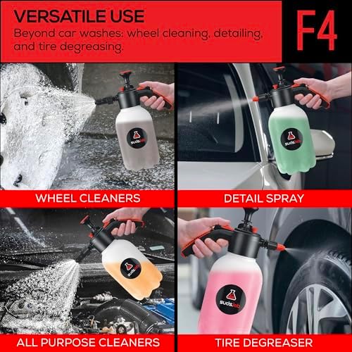 Suds Lab F4 Foaming Pump Sprayer, 70 oz. UV Resistant Canister, Ergonomic - Image 2