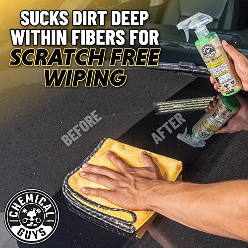 Chemical Guys Professional Grade Premium Microfiber Towels for Cars,Gold,16" x 16",Ultra-Soft and Scratch-Free Car Detailing Cloths for Trucks,Motorcycles,and More,(Pack of 6) - Image 7