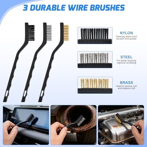 Nilight 15PCS Car Detailing Kit for Interior Exterior Car Care, Blue - Image 3