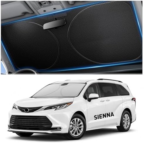 Zanch Windshield Sun Shade for Toyota Sienna 2000-2026 by Zanch