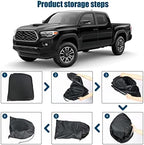 6 Layers Front Windshield Sun Shade for Toyota Tacoma 2016-2023 - Image 6