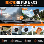 XINDELL Interior Windshield Cleaner Tool, Extendable Car Window Cleaning Kit with 360° Rotating Head - Image 4