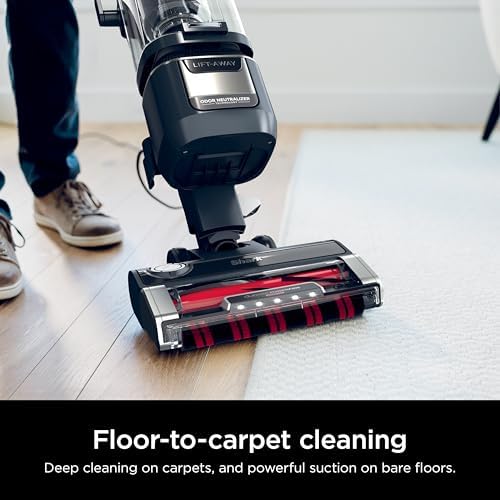 Shark Rotator Lift-Away Vacuum, DuoClean PowerFins, Dark Grey, LA555 - Image 4
