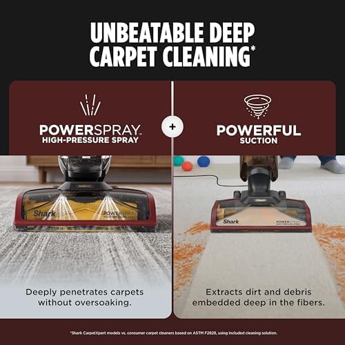 Shark CarpetXpert HairPro, Upright Carpet & Area Rug Cleaner, EX221BRN - Image 5