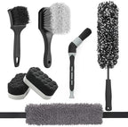 Fantasticlean 7PCS Wheel Tire Brush Kit for Car Detailing Cleaning by Fantasticlean