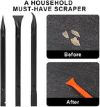 Carbon Fiber Plastic Scraper, 9 PCS Small Scraper Tool Plastic Scraper Tool Multi-Purpose Scraper Pen-Shaped Scraper Tool Non-Scratch Cleaning Tool for Tight Spaces, Kitchen, Crevices, Food, Paint - Image 6