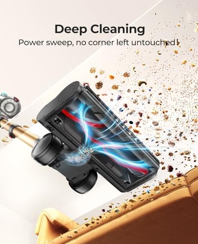 Cordless Vacuum Cleaner 650W 55Kpa 70 Mins(Eco), Stick Vacuum Cleaners - Image 5
