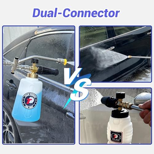 Tool Daily Foam Cannon for Pressure Washer with Dual Connector, 1.5 Liter - Image 2