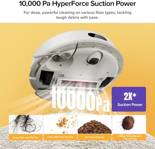 roborock Q7 M5+ Robot Vacuum and Mop, Up to 7-9 Weeks Self-Empty, 10000Pa - Image 3