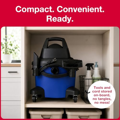 Koblenz WD-12 L4 Wet Dry Vacuum Cleaner, 12 Gallon 5.5 PHP - Image 5