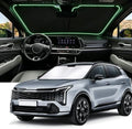 Windshield Sun Shade for 2023-2026 Kia Sportage Compatible Accessories-4 Layers Custom Fit Foldable Front Window Sunshade Sun Visor Protector, Block UV Rays Keep Your Car Cooler by Unknown